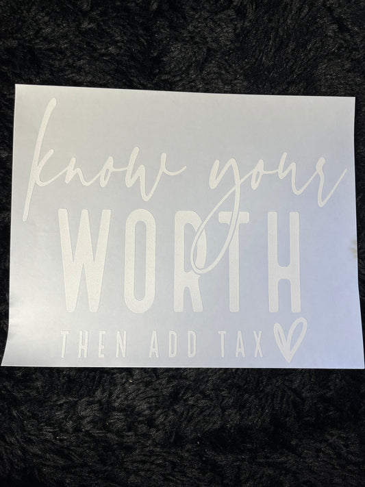 Know Your Worth Design
